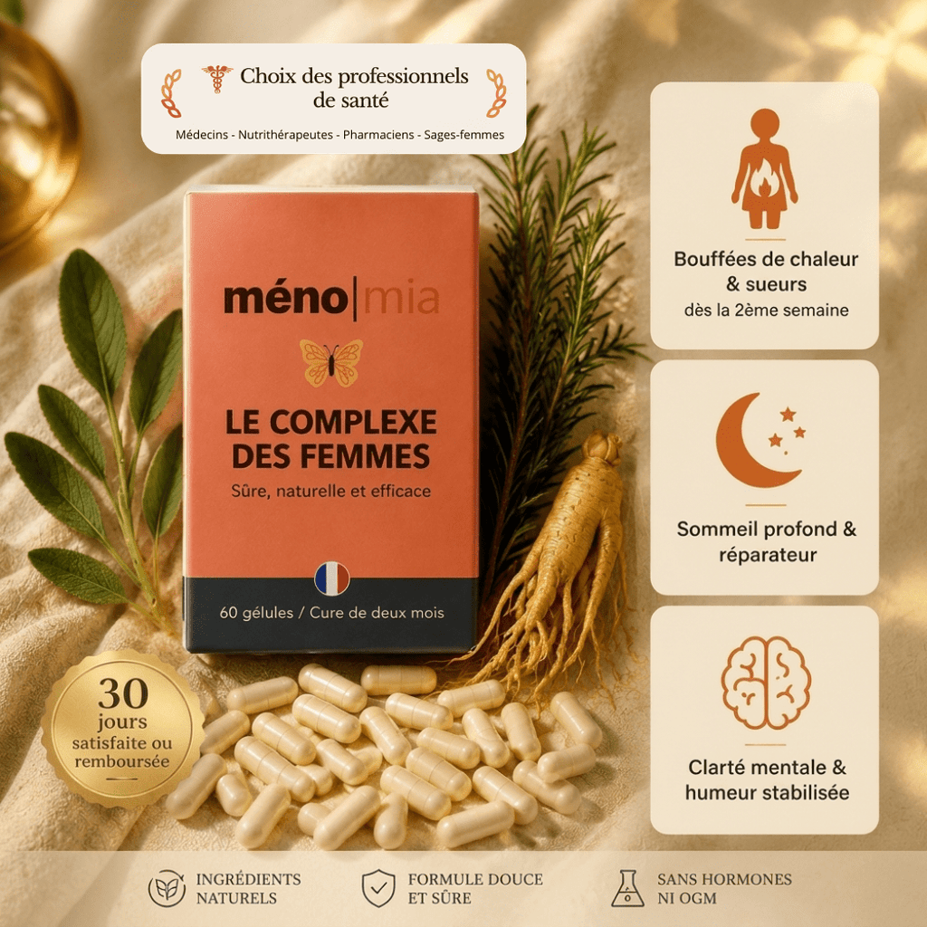Retrouvez votre équilibre naturel et dormez enfin, dès la 2ème semaine. - Ménomia - Le Complexe des Femmes