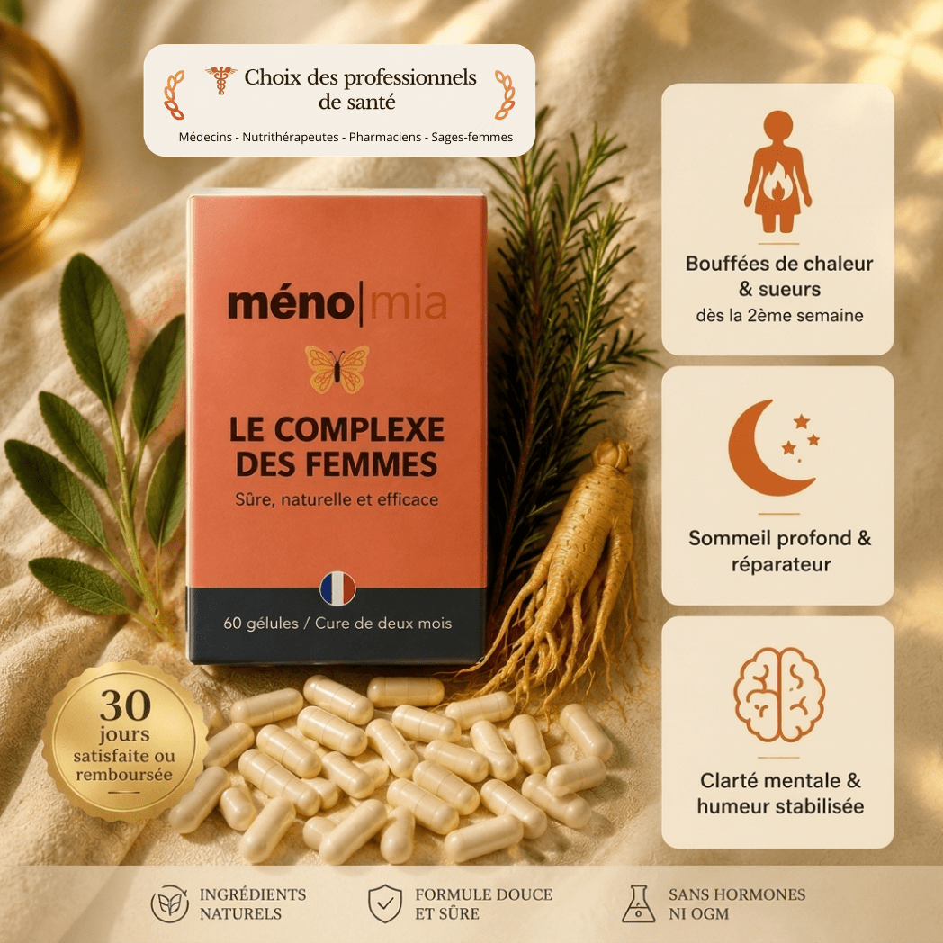 Retrouvez votre équilibre naturel et dormez enfin, dès la 2ème semaine. - Ménomia - Le Complexe des Femmes