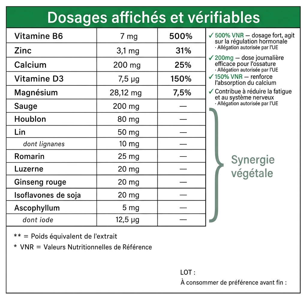 Retrouvez votre équilibre naturel et dormez enfin, dès la 2ème semaine. - Ménomia - Le Complexe des Femmes